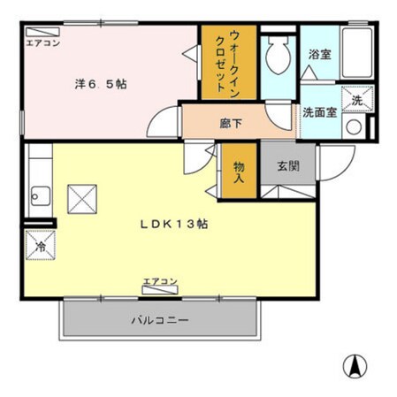 セジュール天正寺の物件間取画像